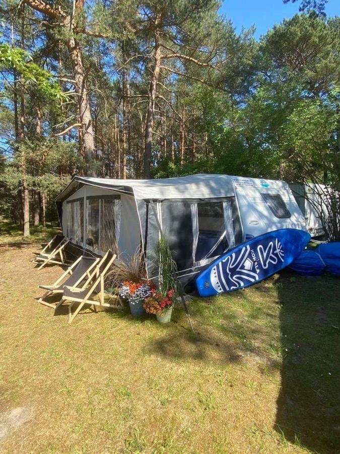 Przyczepa Abordaz Na Campingu Kormoran Hotel Hel Luaran gambar